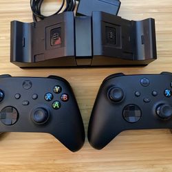 2 OEM XBox Series Controllers With Charger