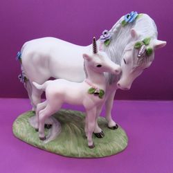 Unicorn Fine Porcelain Figurine Love’s Devotion by Princeton Gallery