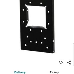 Architectural Mailboxes Mounting Board Galvanized Black Steel 110lb Weight Capacity 
