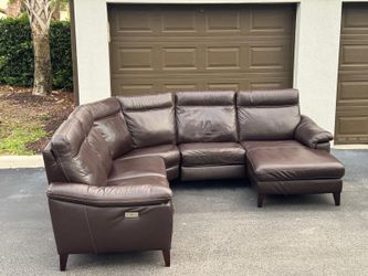 🛋️Sofa/Couch Sectional - Real Leather  - Delivery Available 🚛