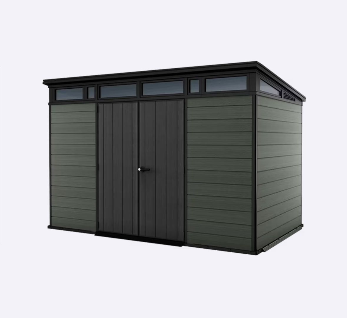 Brand New Keter Cortina 11x7 Storage Shed – Still in Box (Retails $2,159)