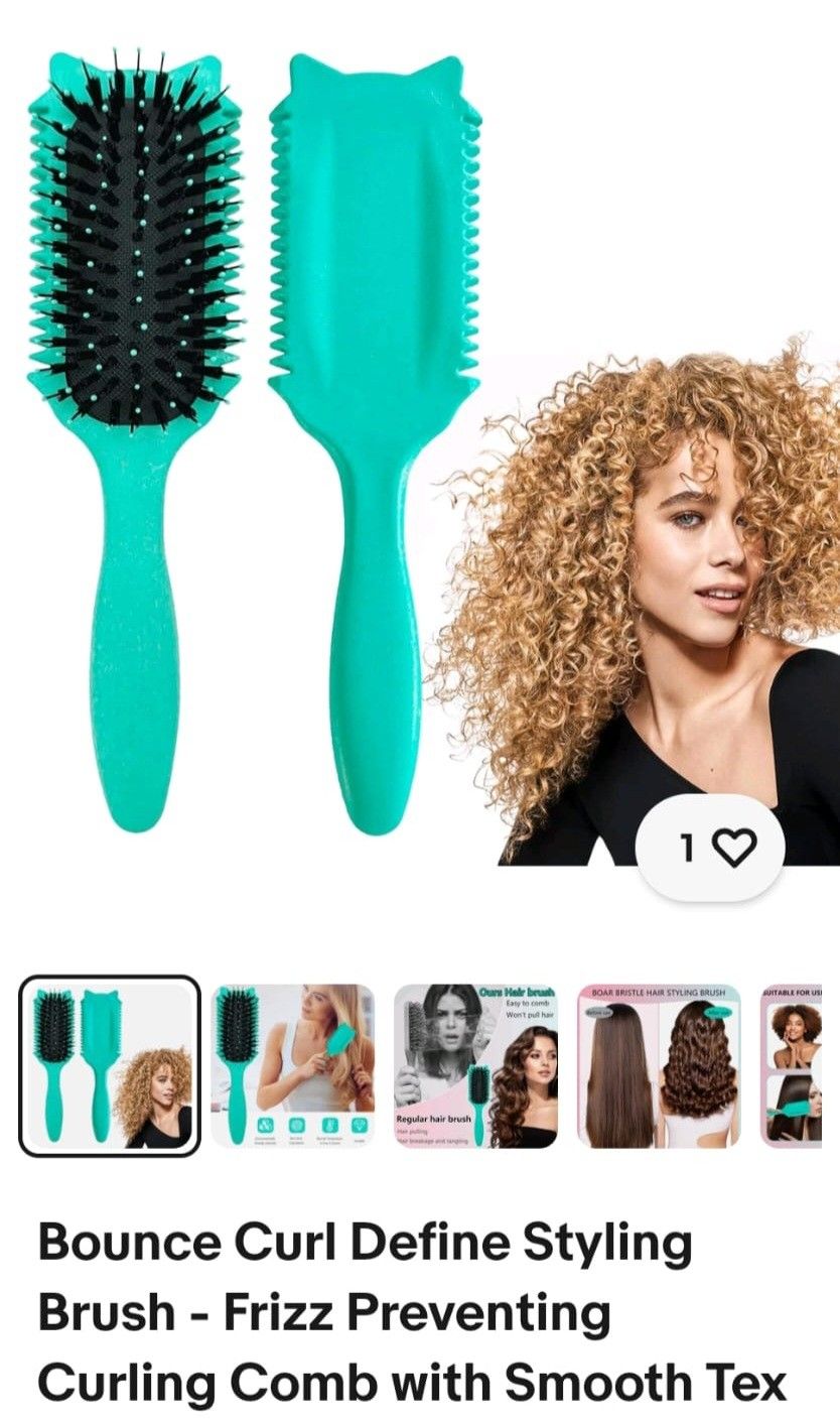 Curling Brush By Hair Brush Designed Reduces. 