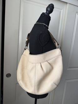 Coach Zoe Pebbled Leather Hobo Bag