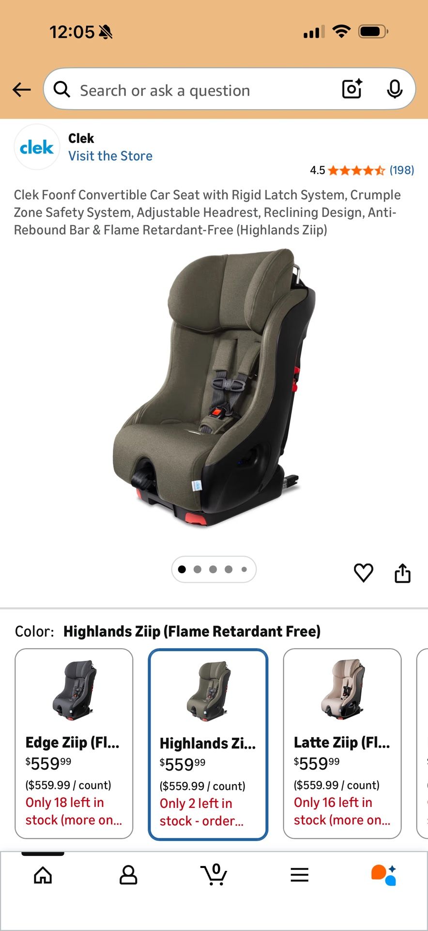 Clek Car Seat