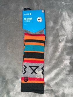 Stance Outdoor Crew Socks Size Medium
