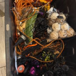 Halloween Wreath Making Items 