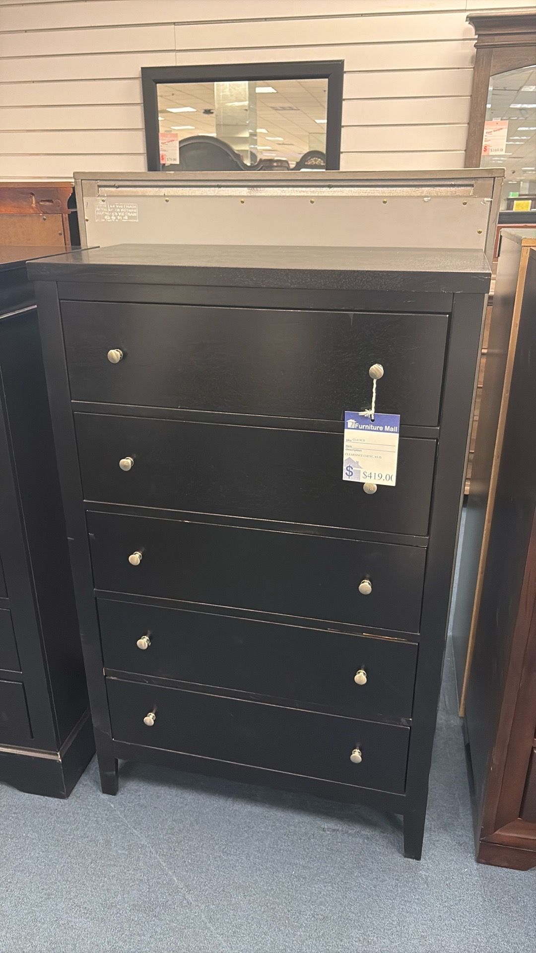As-Is Black Chest