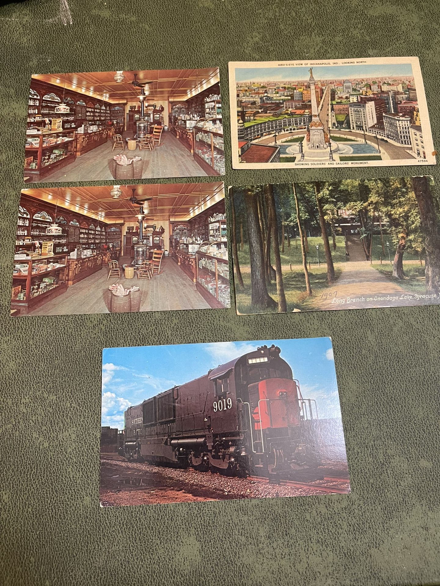 Lot of 5 vintage post cards