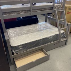 Furniture, Mattress, Bunkbed Bed, Chest Dresser, Frame, Nightstand