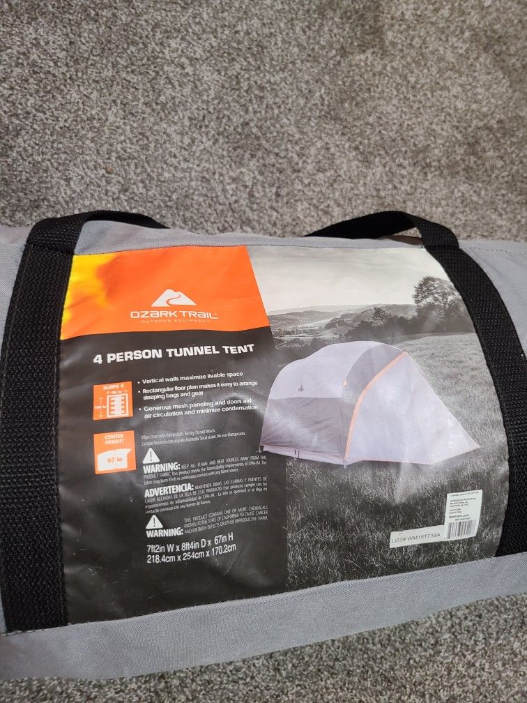 Ozark Trail 4 Person Tunnel Tent