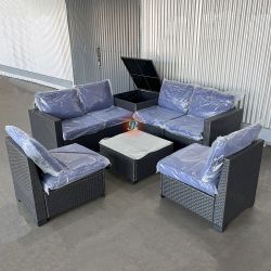 8pc Outdoor Patio Furniture Couch Set