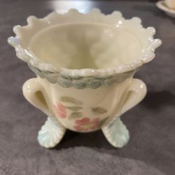 Victorian Antique Northwood Rare Three Legged Spooner Fish