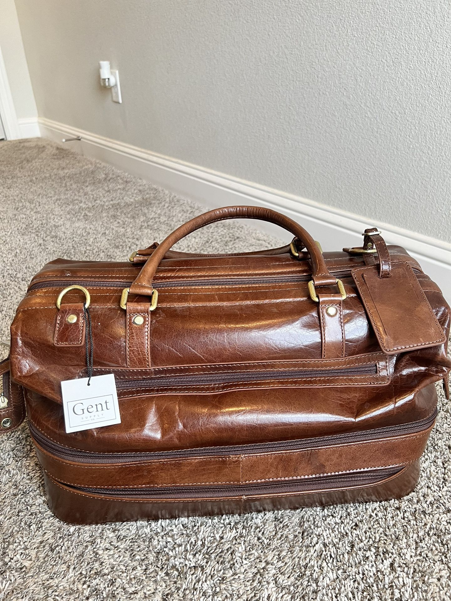 Brand New Leather Duffle Adventure Bag - Gent Supply Co