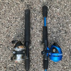 2 Zebco Push Button Fishing Rods for Sale in Island Lake, IL - OfferUp