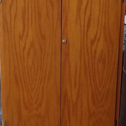 Solid Wood Book Cabinet