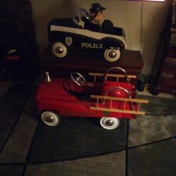 PedalPolice CarNo 54-Fireand Rescue No 7 Both Perfect Condition