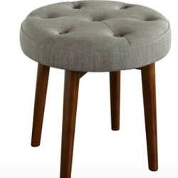 2 NEW with Box Never Used High-quality Brand Ikea Sofa Stool Or Ottoman Velvet Gray Color It's Like Having Two Extra Seats In Your Living Room