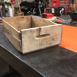 Vintage Wood Crate Box
