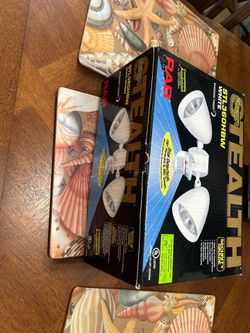 RAB STEALTH outdoor motion detector floodlight.