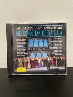 Metropolitan Opera Gala James Levine CD 25th Anniversary Classical Opera 1996
