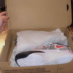 Nike Kyrie 8 Unisex Shoes Size 9.5, Color: White/University Red/Black