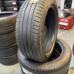 245/50/19 PIRELLI CINTURATO RUN FLAT(4 TIRES SEMI NEW 95% TREND LIFE INSTALLATION AND BALANCING🏁)