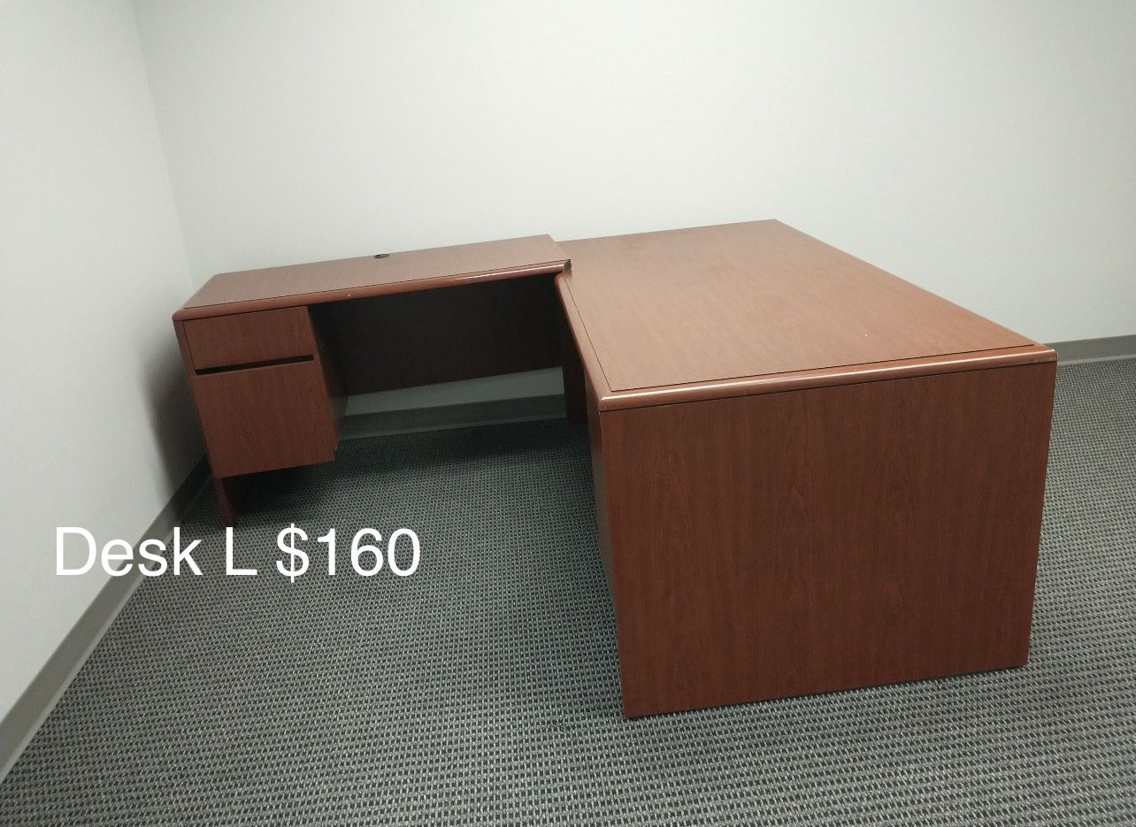 Desk L Excellent 