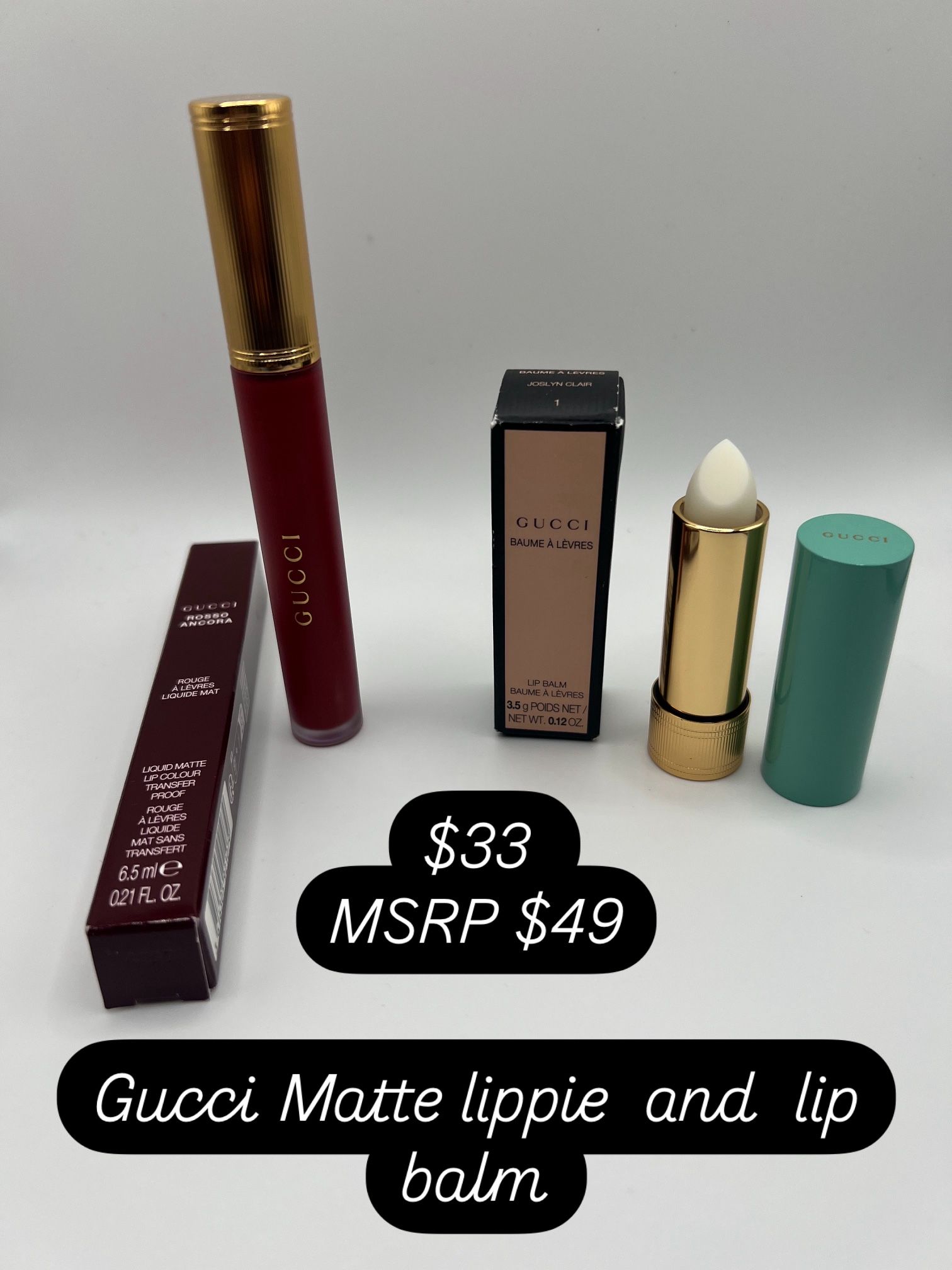 Gucci lipsticks