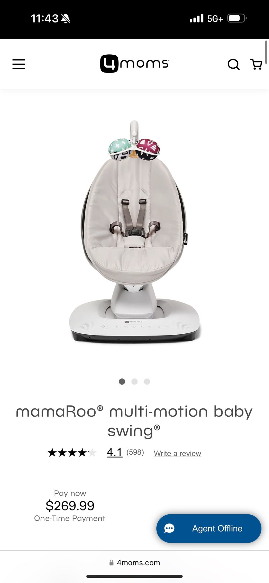 Baby swing MamaRoo brand New