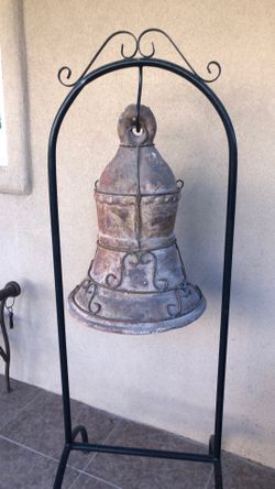Mexican Bell Ceramic Metal