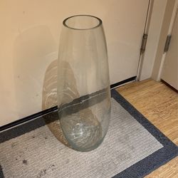 Glass Vase Mouth blown 