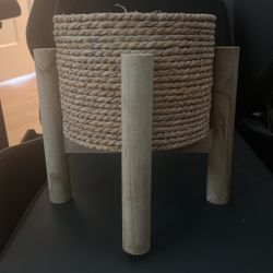 Bamboo plant stand 