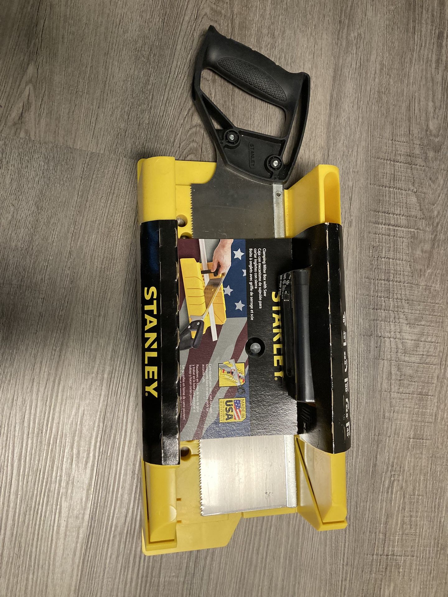 Stanley miter box with saw new never used
