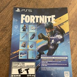 Fortnite Flowering Chaos PlayStation Exclusive Code / Item Bundle / Skin