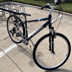 Navy Blue Schwinn Adult Men’s Bike w/ Bike Lock