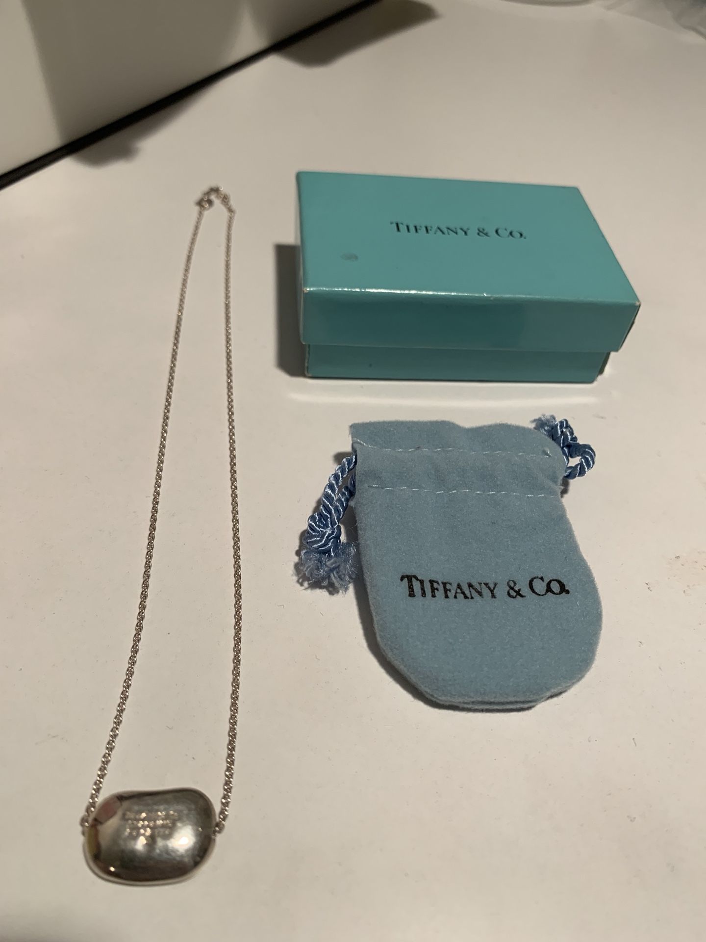 Tiffany & Co Bean Design Pendant/Necklace