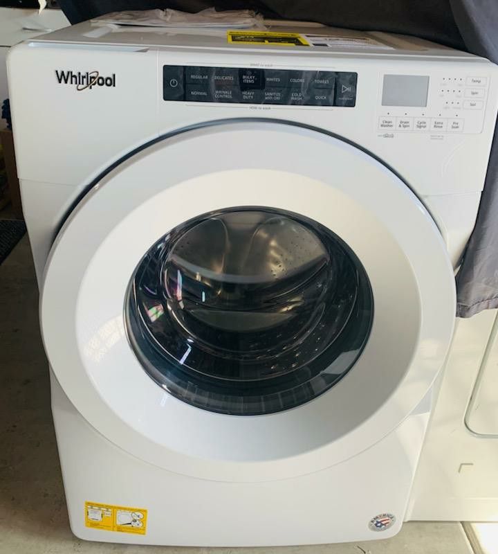 4.5 cu ft Whirlpool High Efficiency Front Load Washer