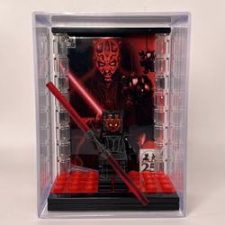 Collectible Force Pack Minifigure Display Case For Lego Star Wars Darth Maul