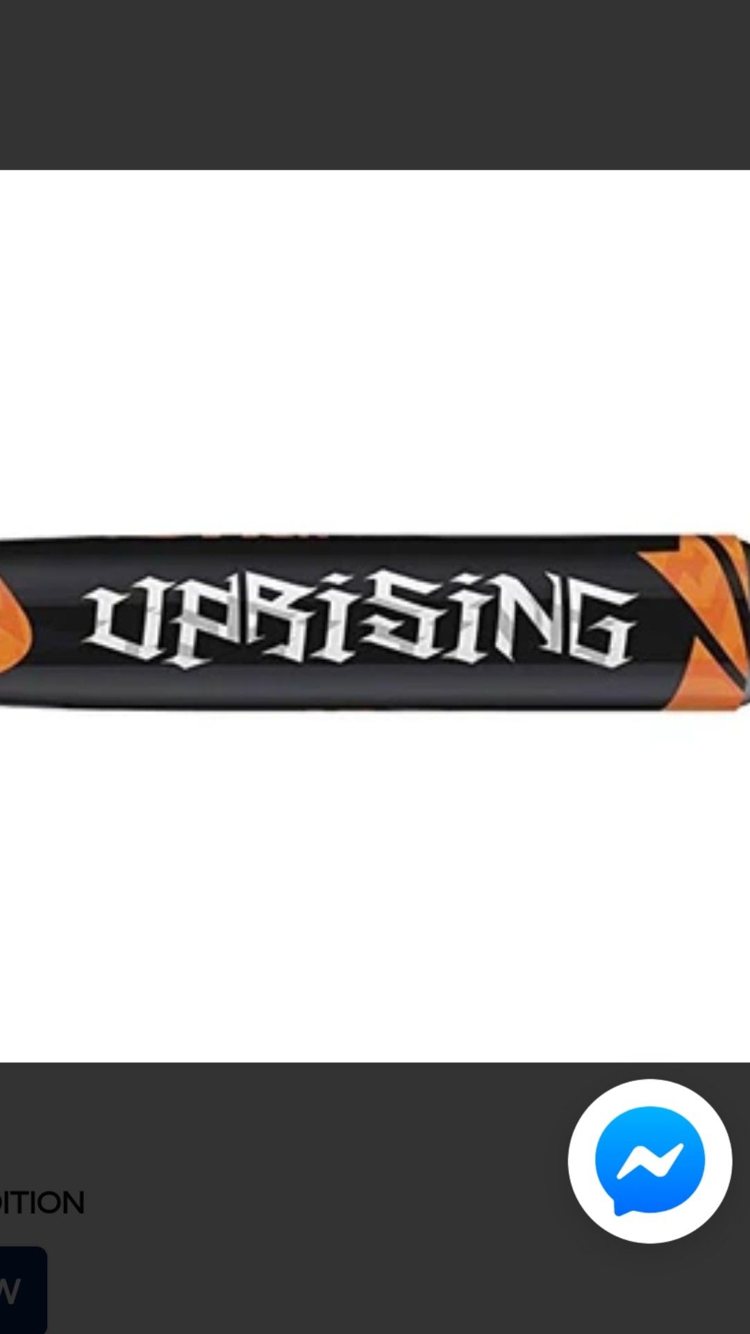 Uprising Junior Big Barrel Baseball Bat , 27/17