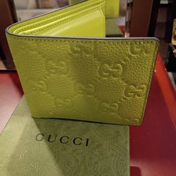 Gucci Limited Edition Japan Exclusive Bi Fold Highlighter Wallet, NWT