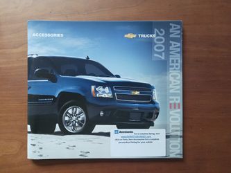 2007 Chevy Dealer Accessories Sales Catalog 