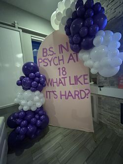 Graduation Balloon Garland And Stand 