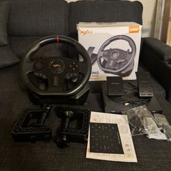 PXN V900 PC Racing Wheel, Driving Simulator, 270°/900° Rotation, Ideal Christmas Gift. Includes pedals for PC, PS4, PS3, Xbox Series X|S, and Xbox One