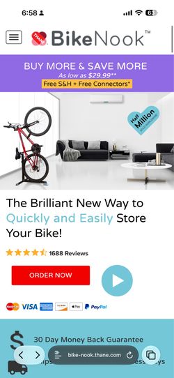 3 Thane book bike stand