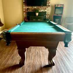 Barrington Billiards 7.25ft Pool Table