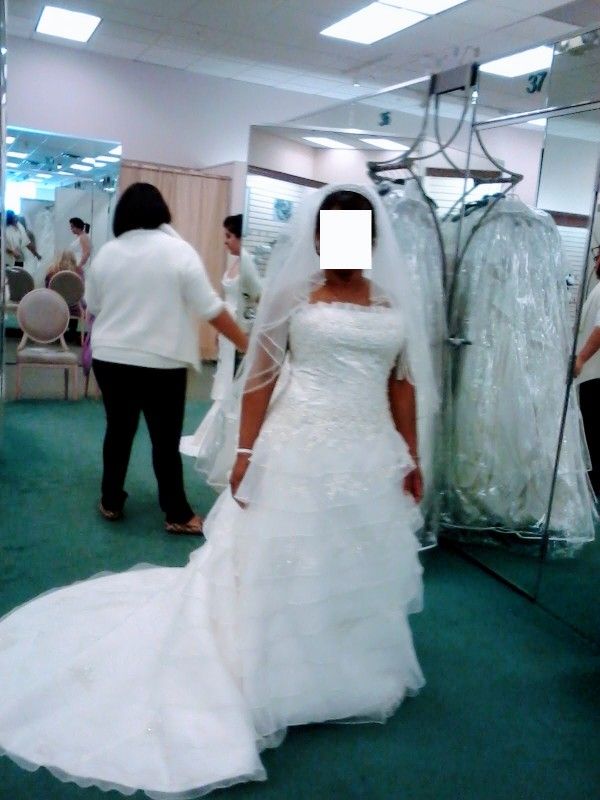 Gorgeous beaded Wedding Gown