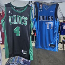 Doncic Mavs  And D. Holiday Celtics Brand New L/XL