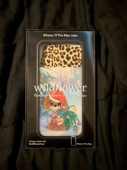 Wildflower iPhone 17 pro max case