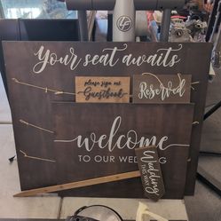 Wedding signs