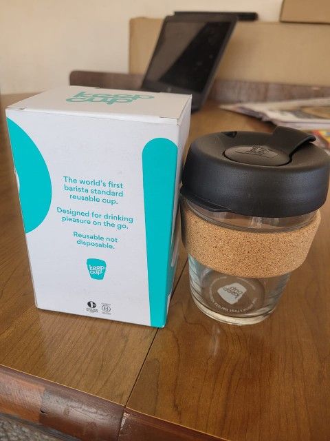 New Glass Keep Cup Coffee Mug 